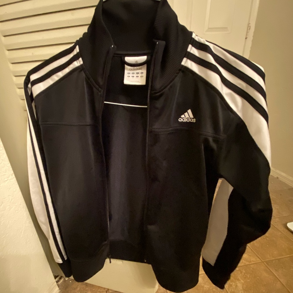 ⬇️❗️Adidas sz S Zip Up Lightweight Athletic Zip Up